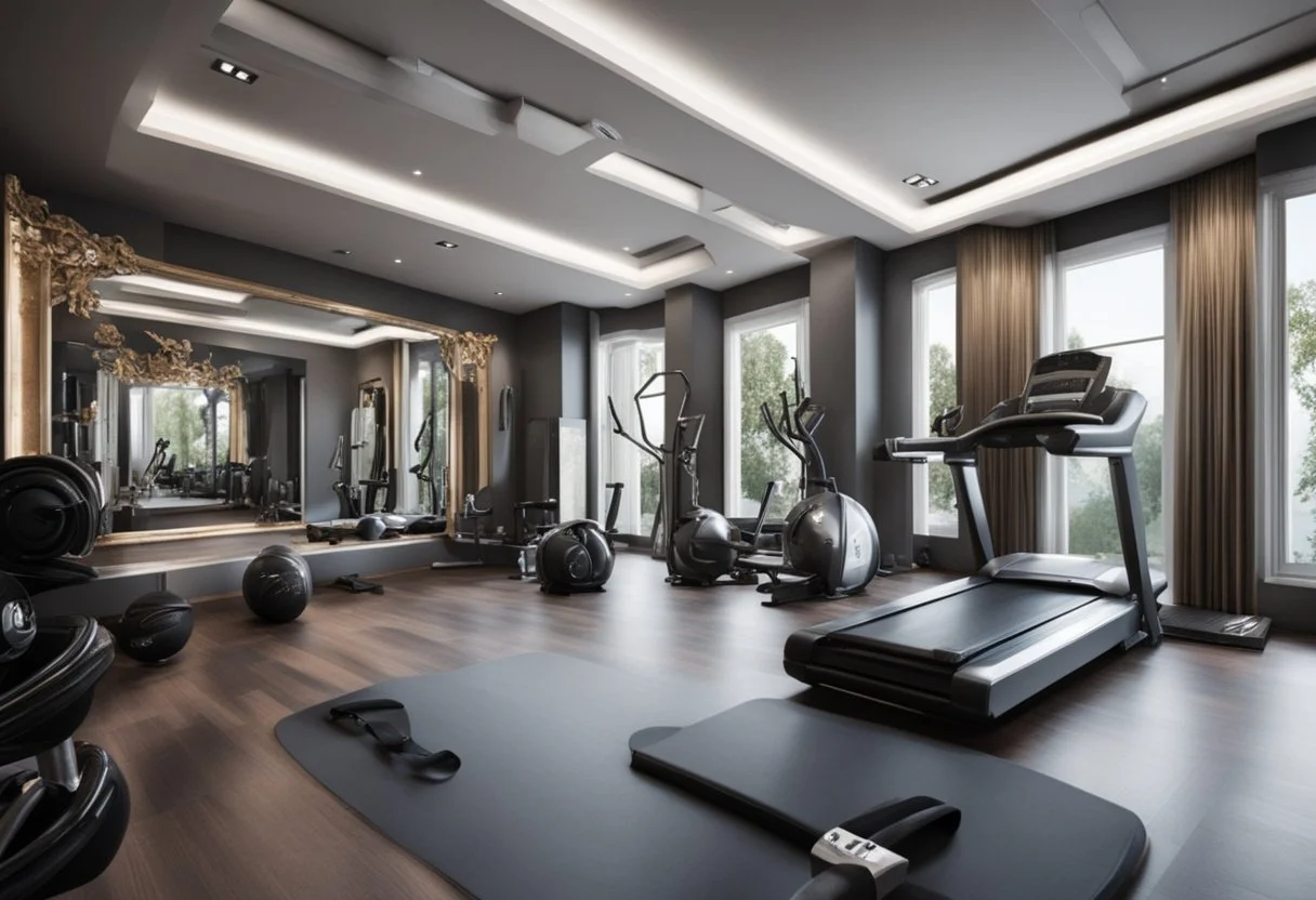 Workout mirror tv sale
